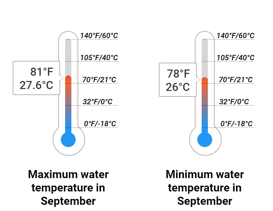 Average Sea temperature